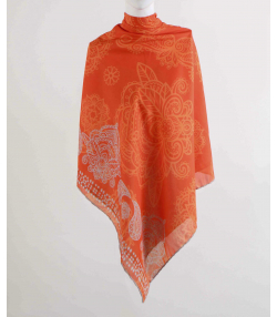 روسری نخی زنانه نوولاشال Novella Shawl کد 22077