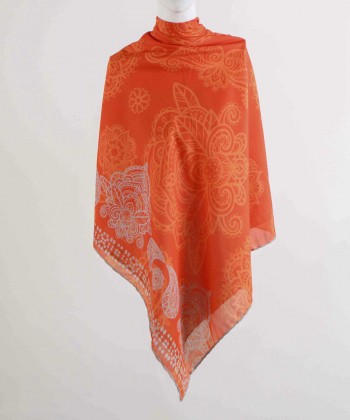 روسری نخی زنانه نوولاشال Novella Shawl کد 22077