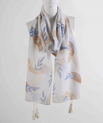 شال نخی زنانه نوولاشال Novella Shawl کد 11073