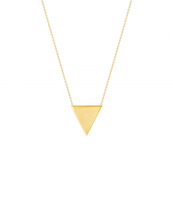 گردنبند طلا حکاکی مثلث بزرگ پرسته Parasteh کد WN272