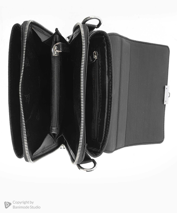 کیف دوشی چرم طبیعی مردانه مارال چرم Maral Leather مدل جاوید