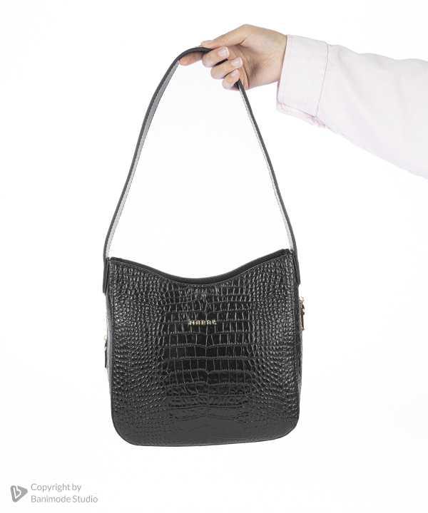 کیف دوشی چرم طبیعی زنانه مارال چرم Maral Leather مدل هورا