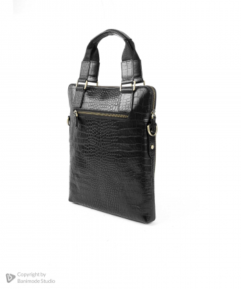 کیف دوشی چرم طبیعی مردانه مارال چرم Maral Leather مدل فرمند