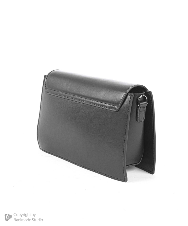 کیف دوشی چرم طبیعی زنانه مارال چرم Maral Leather مدل سپیدار
