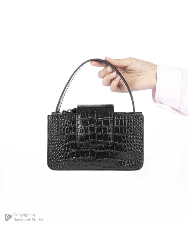 کیف دوشی چرم طبیعی زنانه مارال چرم Maral Leather مدل موآنا