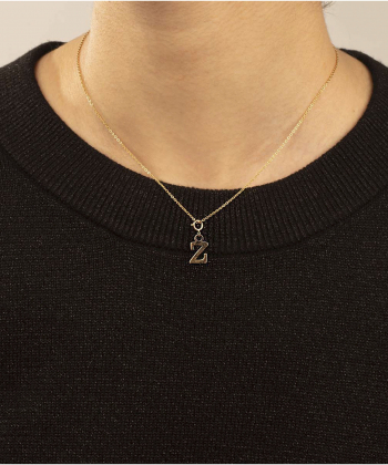 آویز طلا حرف Z پرسته Parasteh کد A64