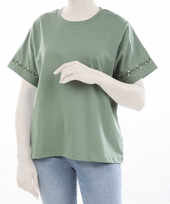 تیشرت آستین کوتاه زنانه بهبود مدل 702336