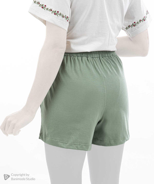 شلوارک نخی راحتی زنامه بهبود مدل BEH-307006