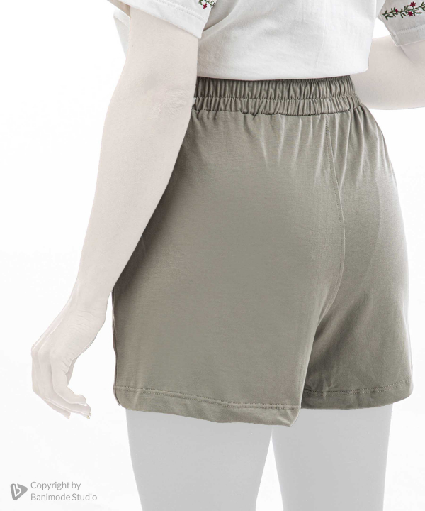 شلوارک نخی راحتی زنامه بهبود مدل BEH-307006