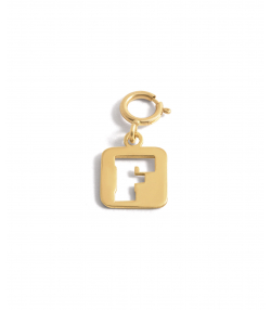 آویز طلا فریم حرف F پرسته Parasteh کد A236