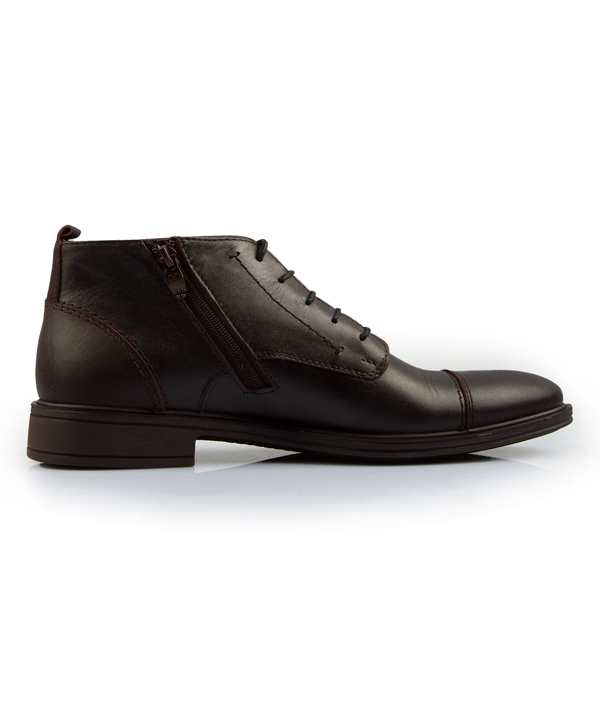 نیم بوت مردانه مارال چرم Maral Leather مدل برت از جنس چرم طبیعی گاو