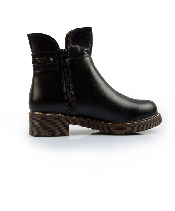 نیم بوت زنانه کلاسیک مارال چرم Maral Leather مدل 981 از جنس چرم طبیعی گاو