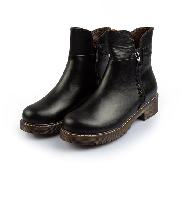 نیم بوت زنانه کلاسیک مارال چرم Maral Leather مدل 981 از جنس چرم طبیعی گاو