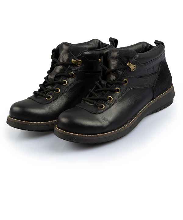 نیم بوت زنانه مارال چرم Maral Leather مدل New Cat از جنس چرم طبیعی گاو