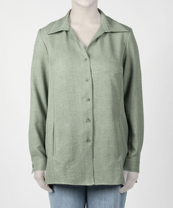 مانتو شومیزی کوتاه زنانه ریسانی مدل 2307