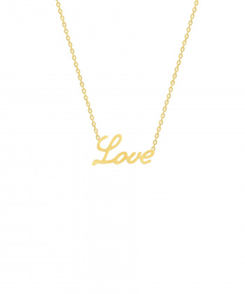 گردنبند طلا Love پرسته Parasteh کد WN13