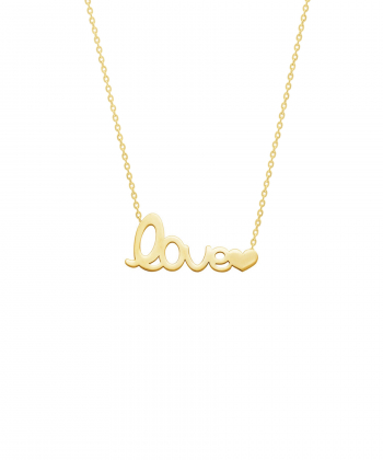 گردنبند طلا Love پرسته Parasteh کد WN135