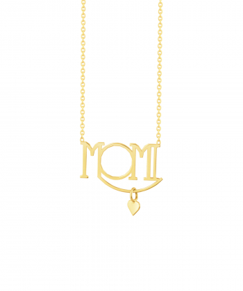 گردنبند طلا مام Mom پرسته Parasteh کد WN794
