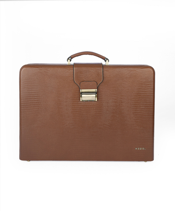 کیف اداری چرم طبیعی مردانه مارال چرم Maral Leather مدل 3307100025