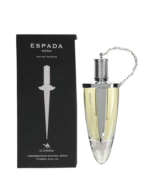 ادوتویلت تند و گرم مردانه لو شامو Le Chameau مدل Espada Nero حجم 100 میلی لیتر