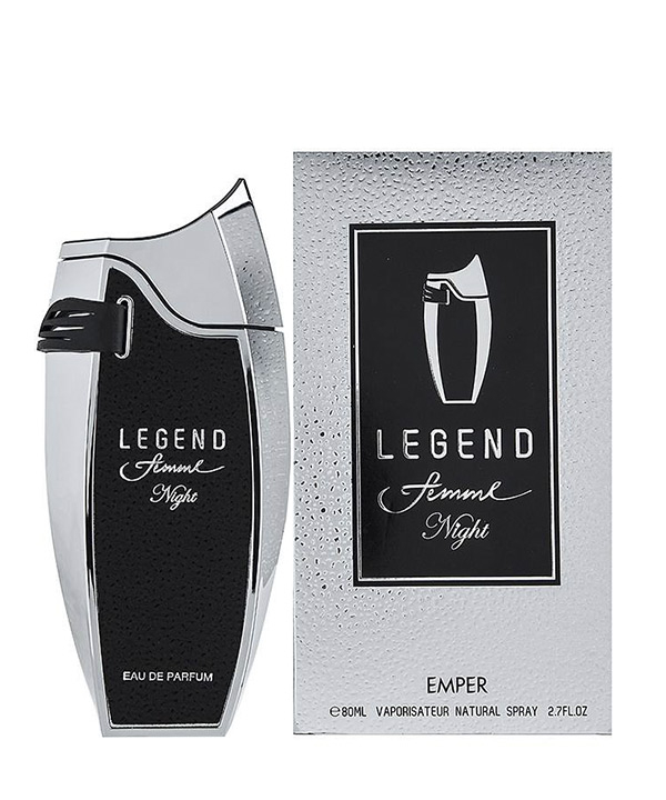 ادوپرفیوم شیرین و گرم زنانه امپر Emper مدل Legend Femme Night حجم 80 میلی‌ لیتر