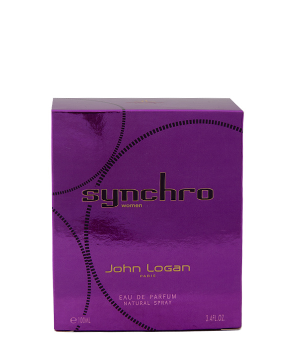 ادوپرفیوم شیرین زنانه جان لوگان John Logan مدل Synchro حجم 100 میلی لیتر