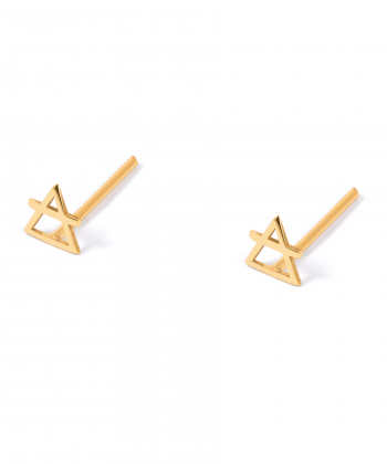 گوشواره طلا عنصر خاک پرسته Parasteh کد we960