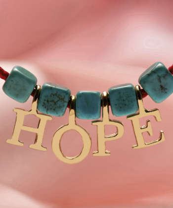 دستبند طلا بچگانه بافت HOPE پرسته Parasteh کد KGB02