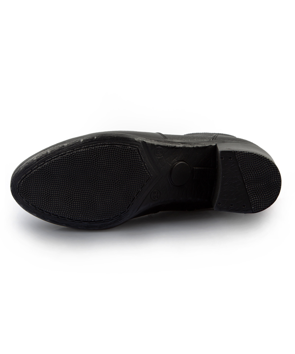 نیم بوت زنانه پاشنه بلند مشکی چرم مشهد Mashad Leather مدل J2316