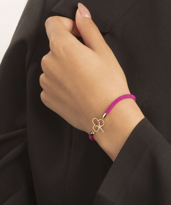 دستبند طلا بافت خاج پرسته Parasteh کد WBB1396