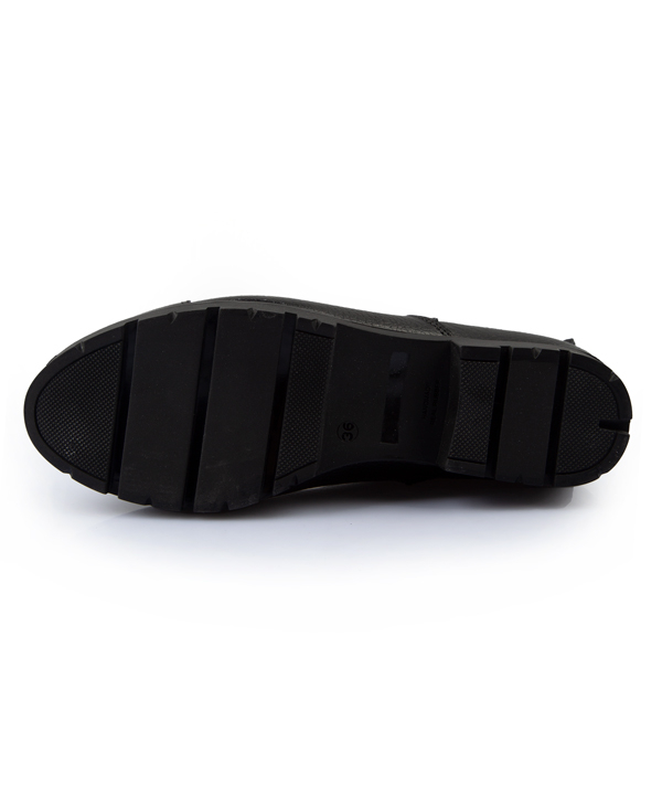 نیم بوت زنانه مشکی زیپدار چرم مشهد Mashad Leather مدل J2319