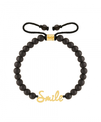 دستبند طلا سنگی Smile پرسته Parasteh کد WBB467