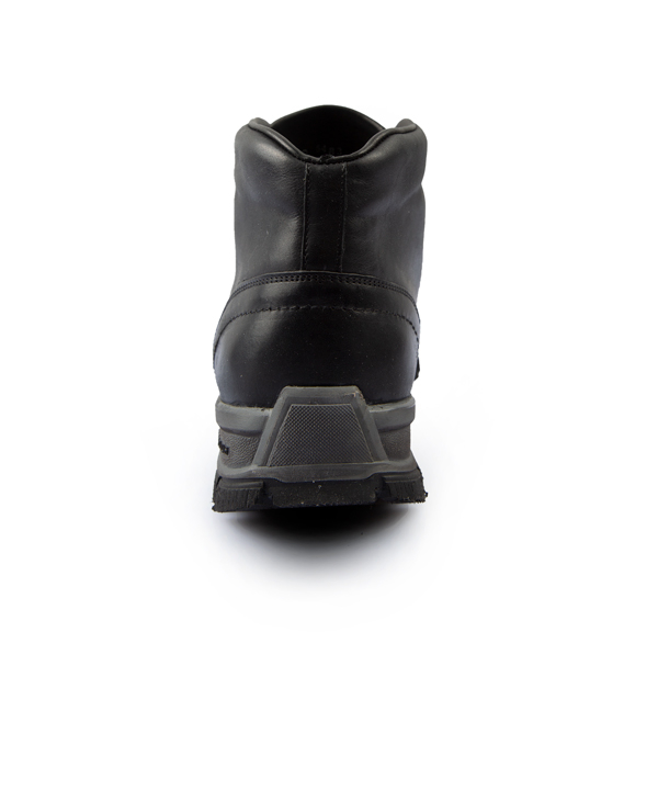 نیم بوت مردانه مشکی بند دار چرم مشهد Mashad Leather کد 3097