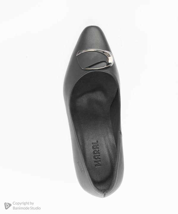 کفش پاشنه بلند چرم طبیعی زنانه مارال چرم Maral Leather مدل پالینا