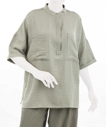 بلوز آستین کوتاه زنانه آر ان اس مدل 11272099