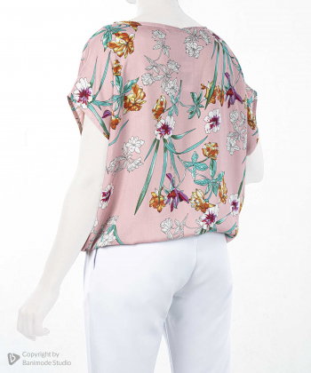 تیشرت آستین حلقه ای زنانه آر ان اس مدل 11021598