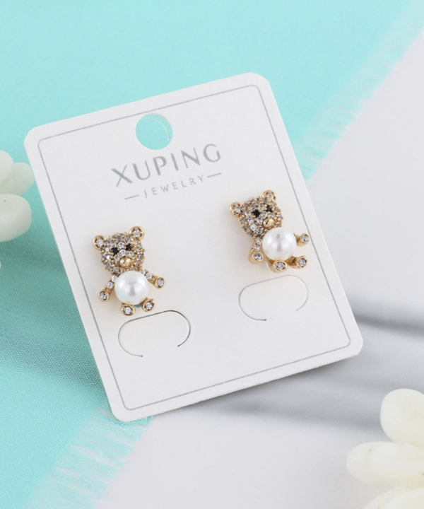 گوشواره میخی زنانه ژوپینگ Xuping مدل تدی کد AAC-735