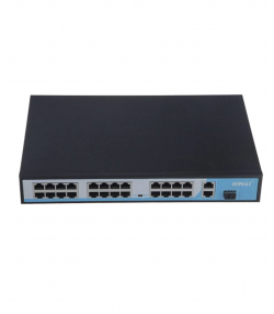 سوئیچ شبکه اچ آر یو آی HRUI مدل PoE گیگ پهنای باند Gbps HR901-AF-2421GS-300