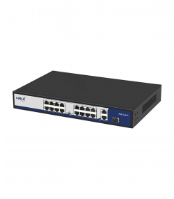 سوئیچ شبکه اچ آر یو آی HRUI مدل PoE گیگ پهنای باند Gbps HR901-AF-1621GS-300