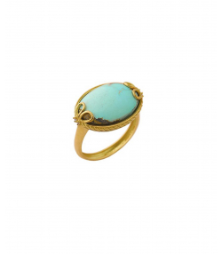 انگشتر فیروزه میو گلد Mio Gold کد R786