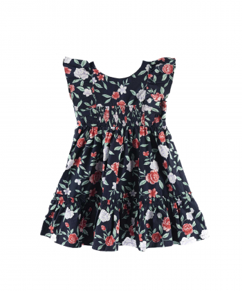 پیراهن آستین حلقه ای دخترانه ملورینا مدل 8138