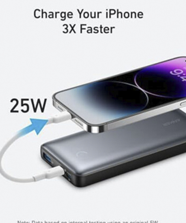 پاوربانک انکر مدل PowerCore 25W III A1249 ظرفیت 10000 میلی آمپر ساعت