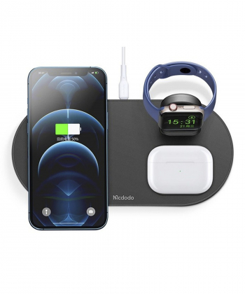استند شارژ 3 کاره Mcdodo مدل 3IN1 MAGNETIC WIRELESSN 15W CH-706