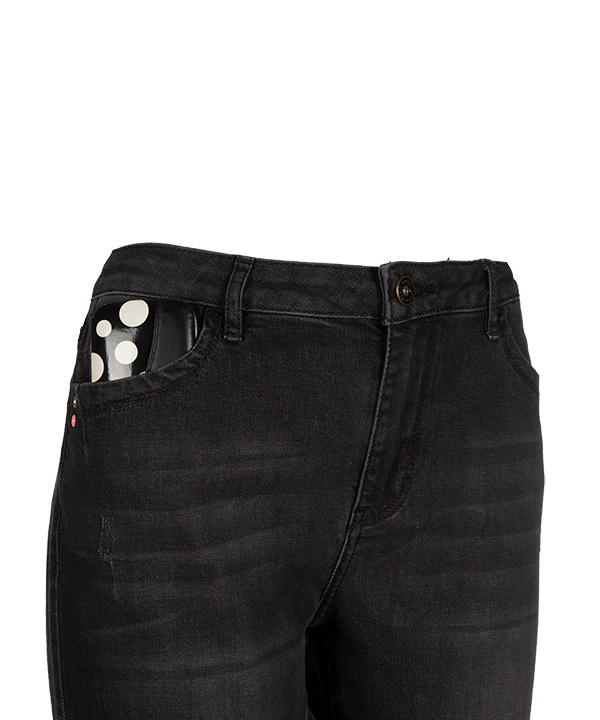 شلوار جین زاپ دار زنانه جین وست Jeanswest
