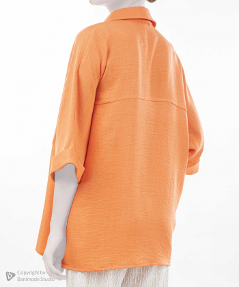 شومیز نخی آستین کوتاه زنانه سه دو مدل 4SW45NW1181