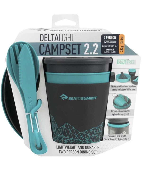 ست ظروف سفری سی تو سامیت Sea To Summit مدل Delta Light Camp Set 2.2 مجموعه 10 عددی