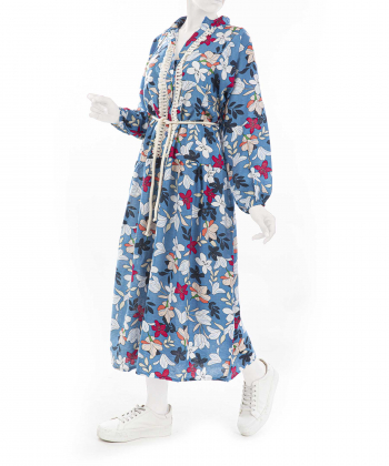 پیراهن نخی زنانه نارین مد مدل 595