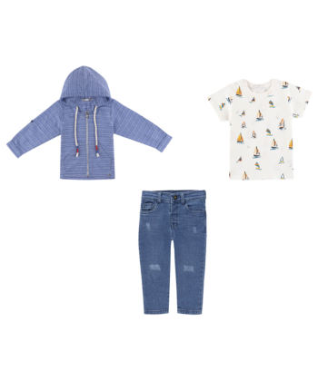 سه تیکه نوزادی پسرانه فیورلا Fiorella کد 23048