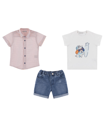 سه تیکه نوزادی پسرانه فیورلا Fiorella کد 23054