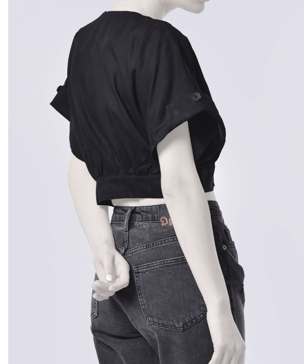 بلوز آستین کوتاه زنانه بادی اسپینر Body Spinner کد 6946